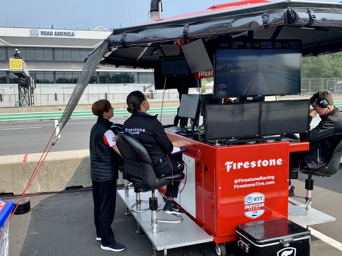 Looking forward to seeing @INDYNXT + @INDYCAR put in laps on the new repaved track surface with Firestone Firehawk tires brought specifically for the occasion after testing here in early May. @Cara_Adams talked to @IndyCarRadio about the team effort to make that happen. #INDYCAR