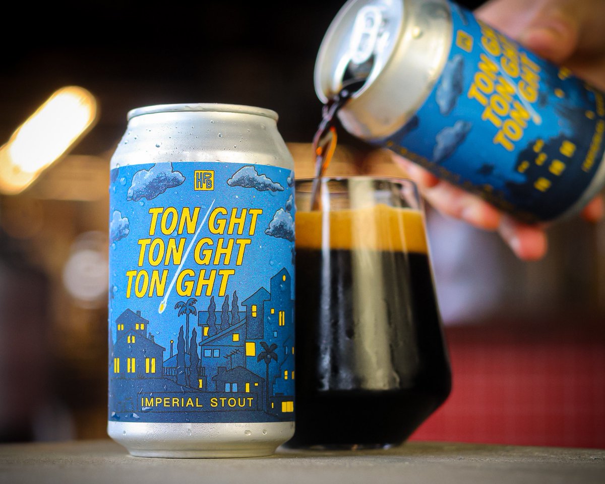 Instagram is down but I wanted to let the world know… Tonight, Tonight, Tonight is back in 12oz cans!