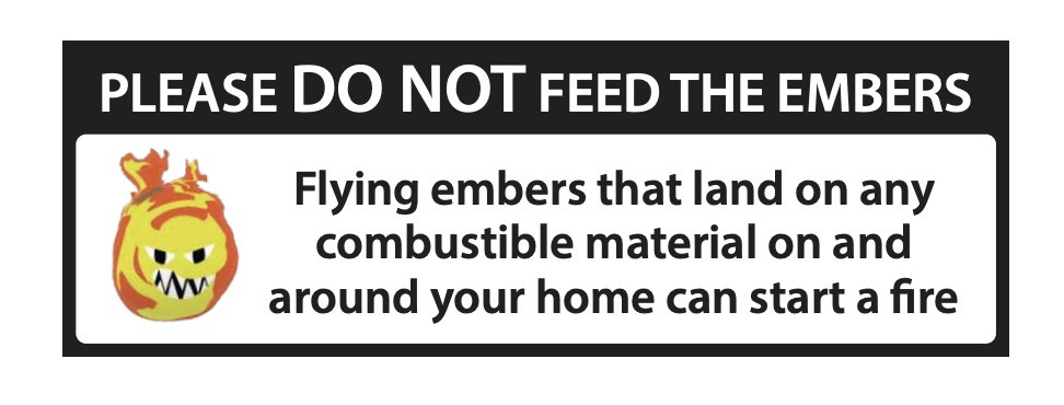 'Don't Give Embers a Chance' - a Wildfire Safety Program from Oakland Firesafe Council oaklandfiresafecouncil.org/programs/#embe…
Learn what actions you can take to reduce risk of an ember ignition in #Zone0 around where you live🔥#WildfirePrevention #EmberResistantZone