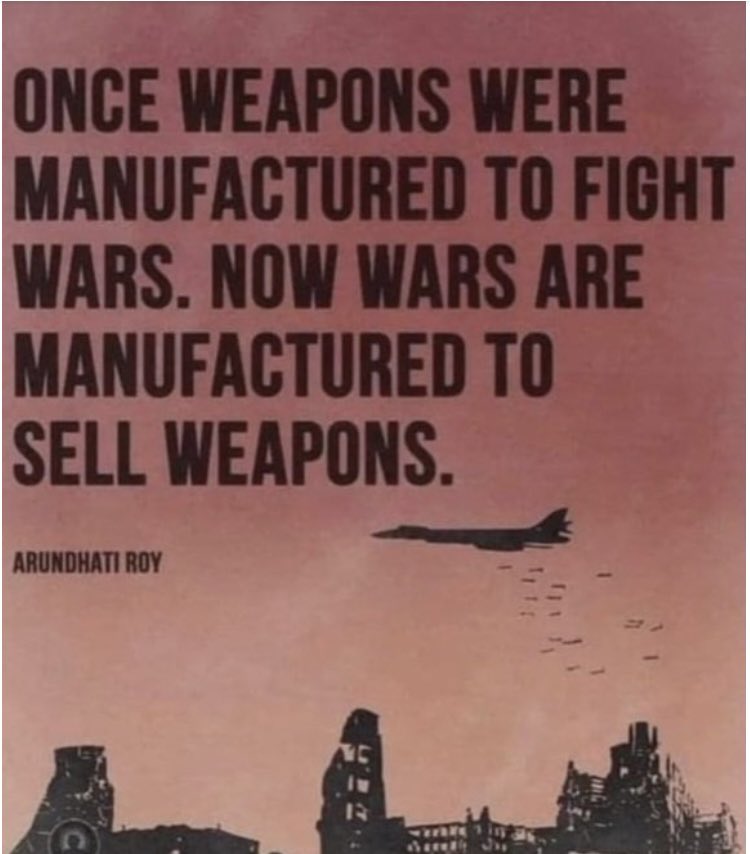 Actually, this has been the case for quite a while. #MilitaryIndustrialComplex