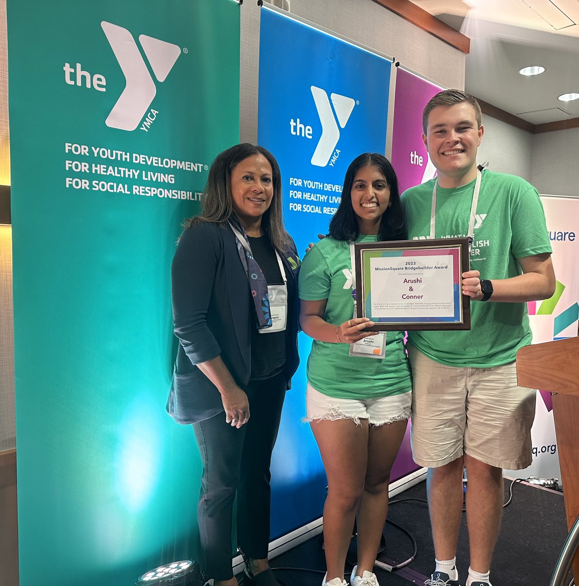 MissionSquare Retirement (@mission_square) on Twitter photo MissionSquare Foundation is excited to name the 2023 MissionSquare Bridgebuilder Award winners, Arushi and Conner of Kentucky! Here’s Arushi and Conner with their award. They received a $5k prize to implement their idea at <a href="/ymcayag/">YMCA Youth and Government</a> #youthgovernors today! MissionSquare Foundation is excited to name the 2023 MissionSquare Bridgebuilder Award winners, Arushi and Conner of Kentucky! Here’s Arushi and Conner with their award. They received a $5k prize to implement their idea at <a href="/ymcayag/">YMCA Youth and Government</a> #youthgovernors today!