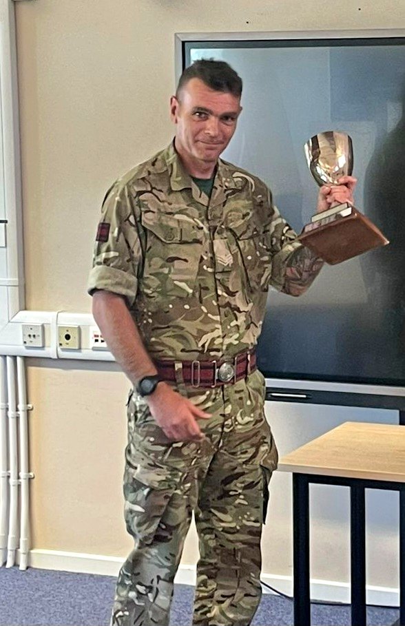 Congratulations to SSGT W J for finishing top of the QMSI CBT course.