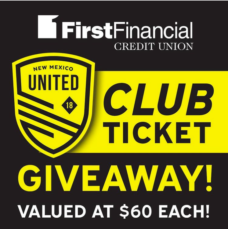 imafirst1's tweet photo. It's NM United giveaway time again! Like this post and comment YOUR favorite player for a chance to win a pair of tickets to United's 6/21 OR 6/24 home games! ⚽ #nmunited #ffcu #giveaway https://t.co/kAlts9QH5Z