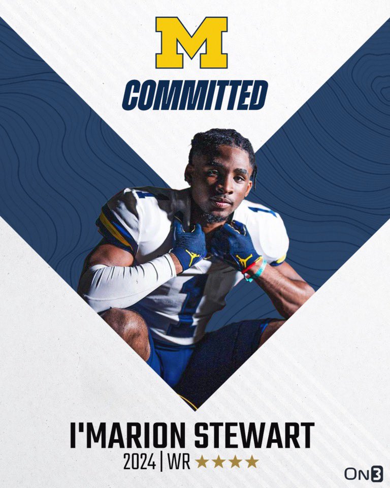 ChadSimmons_'s tweet photo. Breaking: Michigan lands a commitment from playmaker I’Marion Stewart. 

Story: https://t.co/6oXFnvSr3p https://t.co/dckMy7p1xG