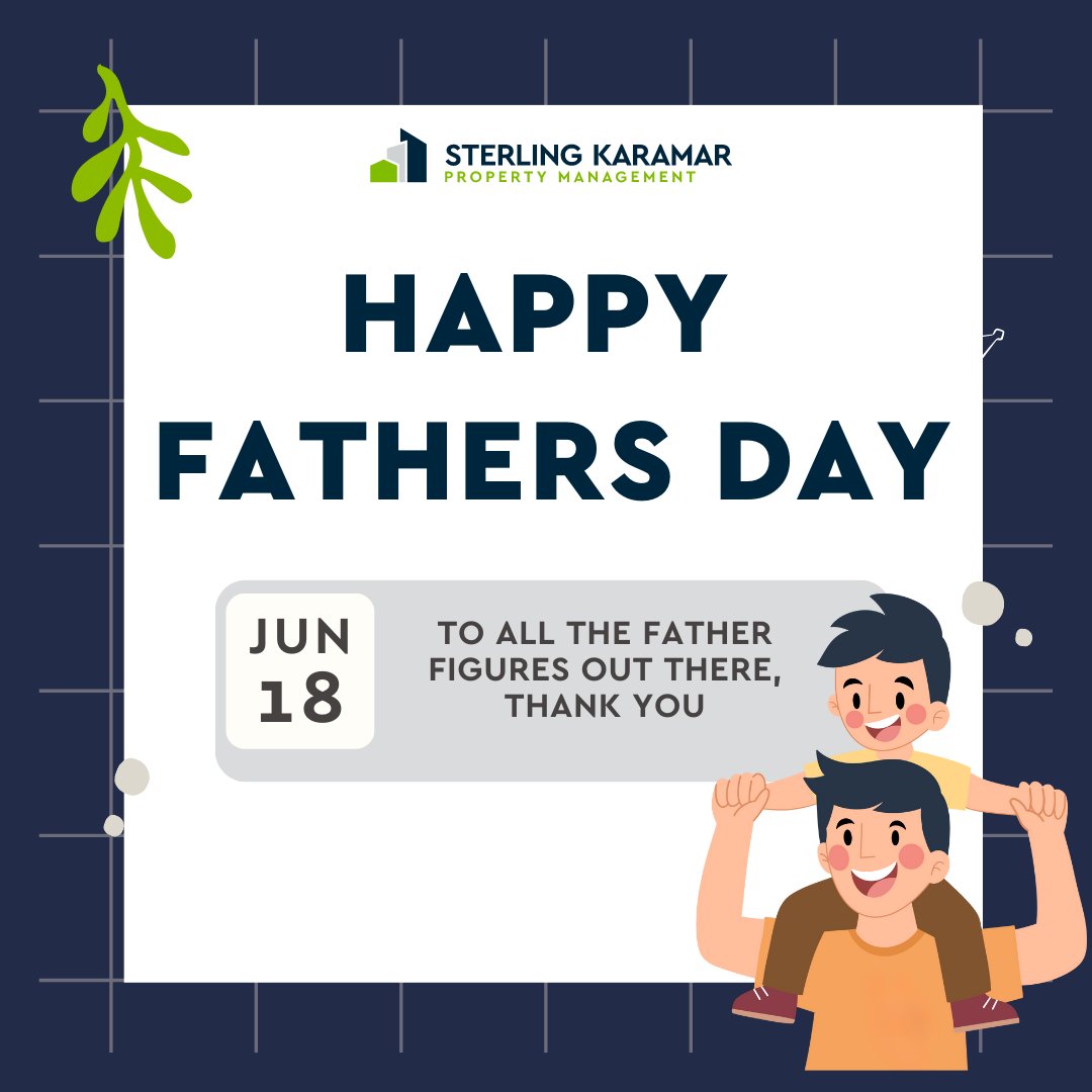 Wishing all fathers and fathers-at-heart a Happy Father’s Day weekend! 

#fathersday #love #happyfathersday #fathersday2023 #rentskpm #propertymanagement