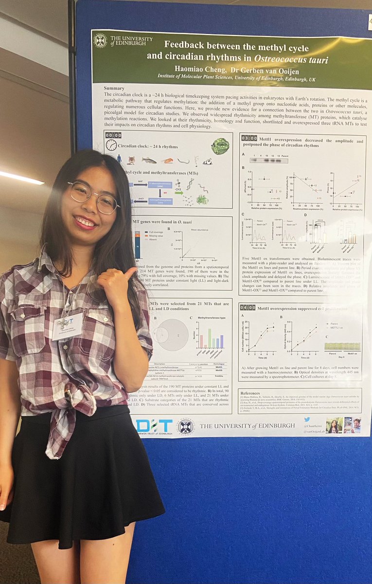 My 1st poster at Darwin Trust Symposium. I really appreciate the chance to do and share some cool circadian research. A Big thank you to Darwin Trust studenship for making things happen🤗<a href="/DarwinTrustOfEd/">Darwin Trust of Edinburgh</a> 
I’ll soon give another presentation of this on 21st the SBS poster day.