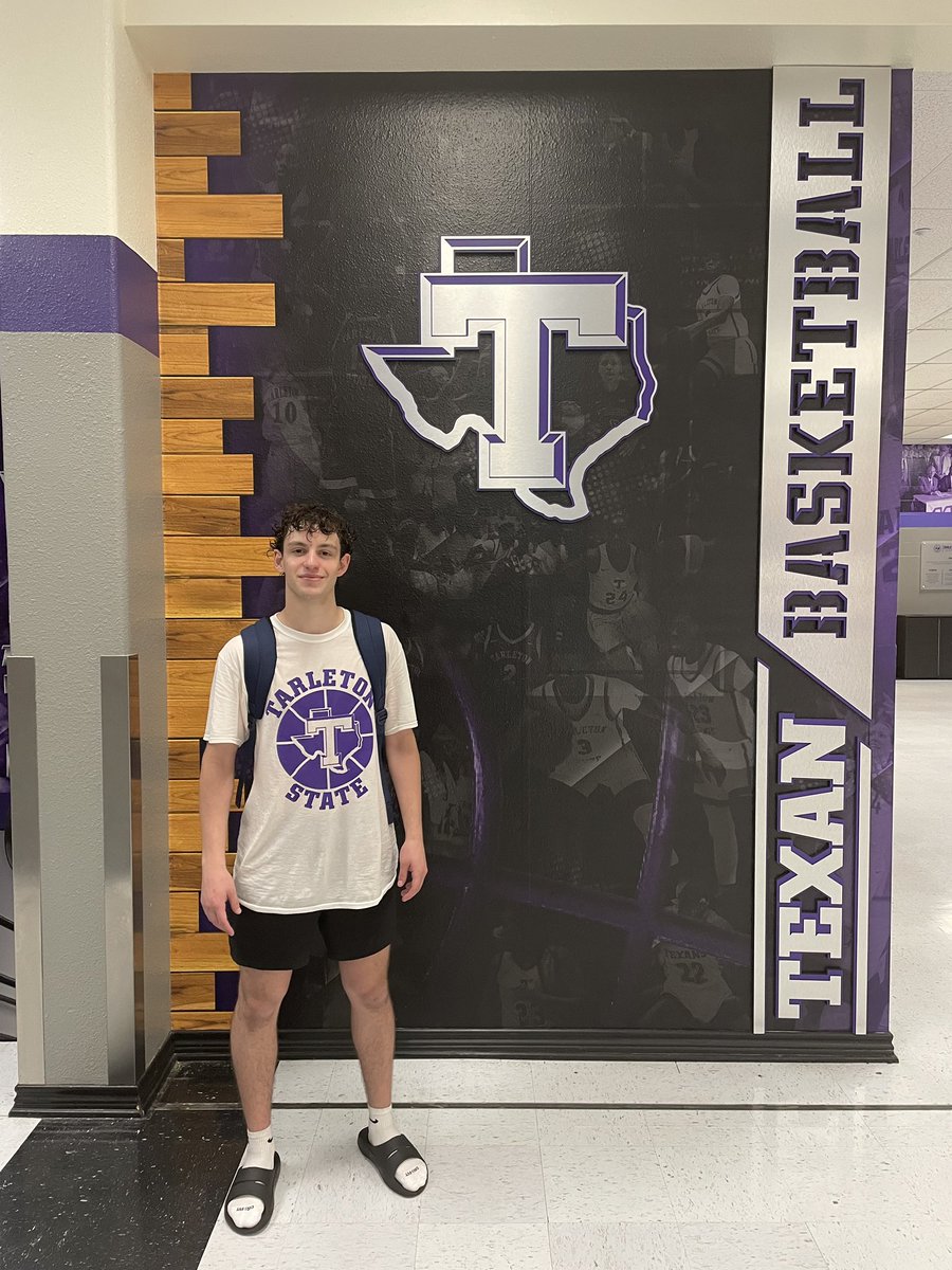 After a great conversation with coach Archibald, I am blessed to receive my first offer from Tarleton State University! 💜🤍