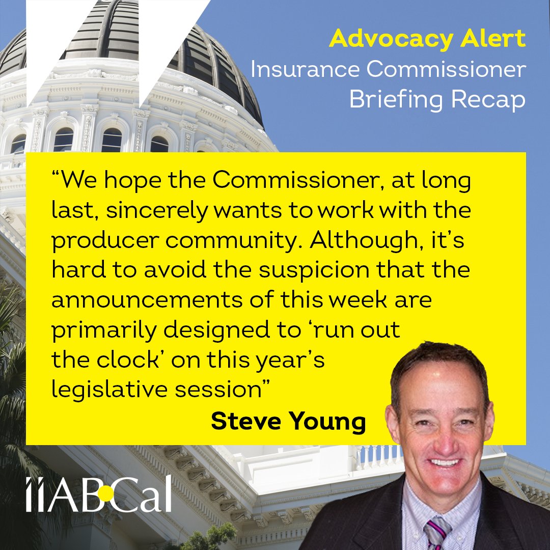 IIABCal on Twitter "Insurance Commissioner Ricardo Lara held a virtual