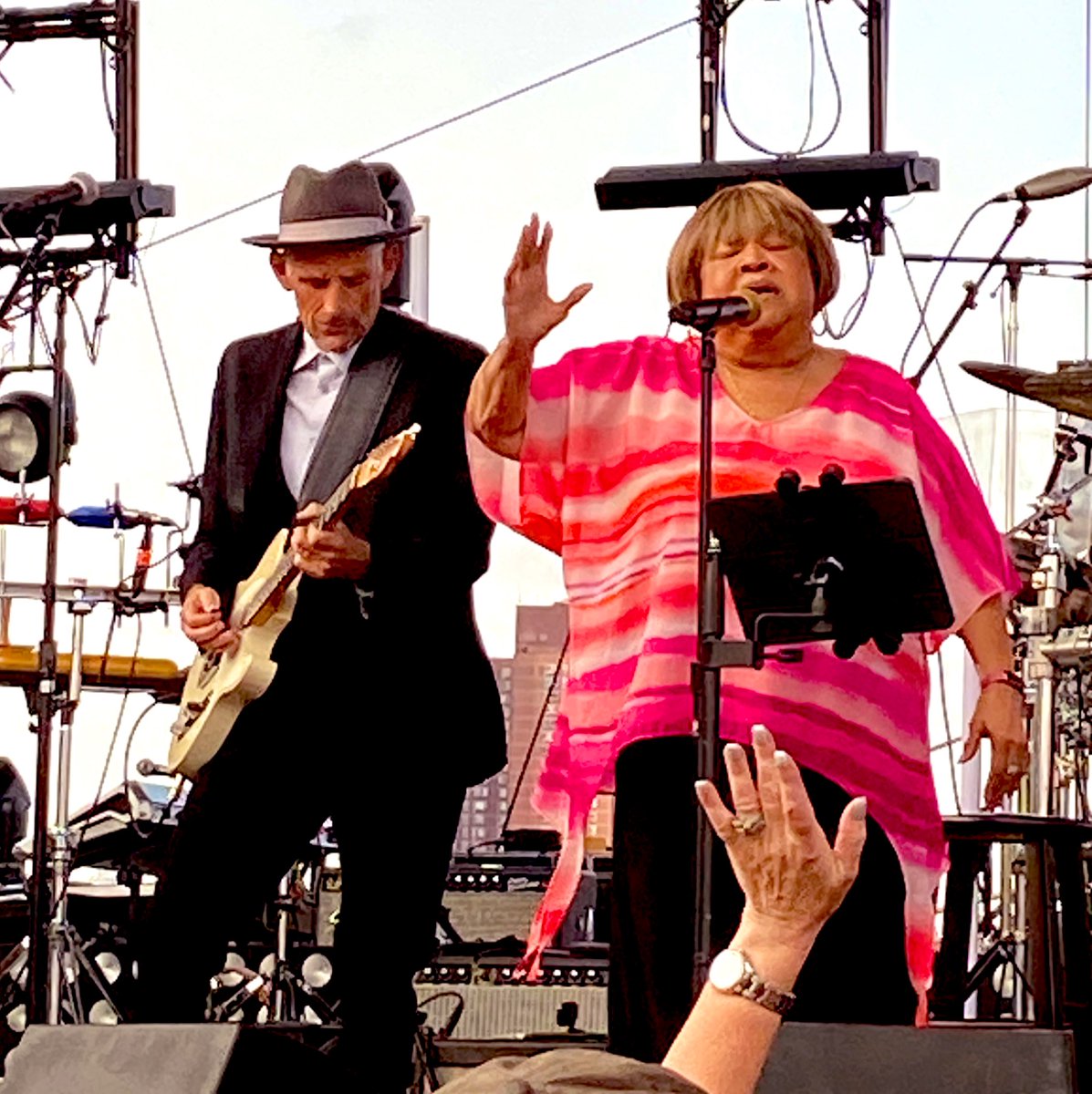 Missed seeing Mavis Staples four times during pandemic concert chaos but last night I finally got to hear a legend live on stage.