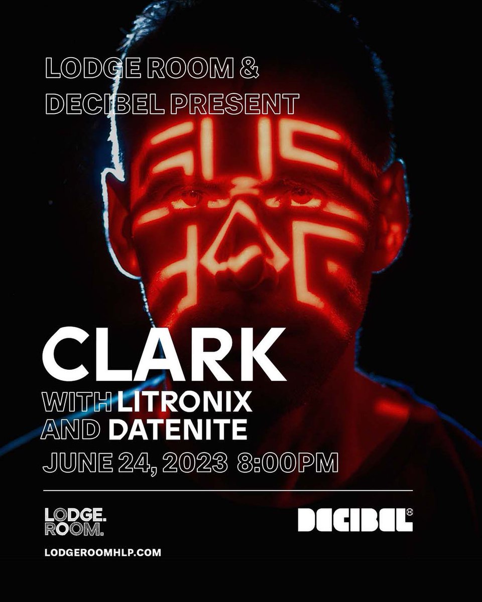 Proud to announce I will be supporting <a href="/throttleclark/">Clark</a> at <a href="/LodgeRoom/">Lodge Room</a> a week from tomorrow! Be there