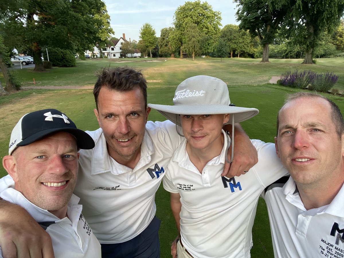 And like that we are done! Unfortunately my watch died on the 8th hole of the last round on about 38,000 steps so probably finished on about 45,000 steps. 

Thank you to everyone that has sponsored us, it really is appreciated!

longestdaygolf.macmillan.org.uk/Team/majormast…