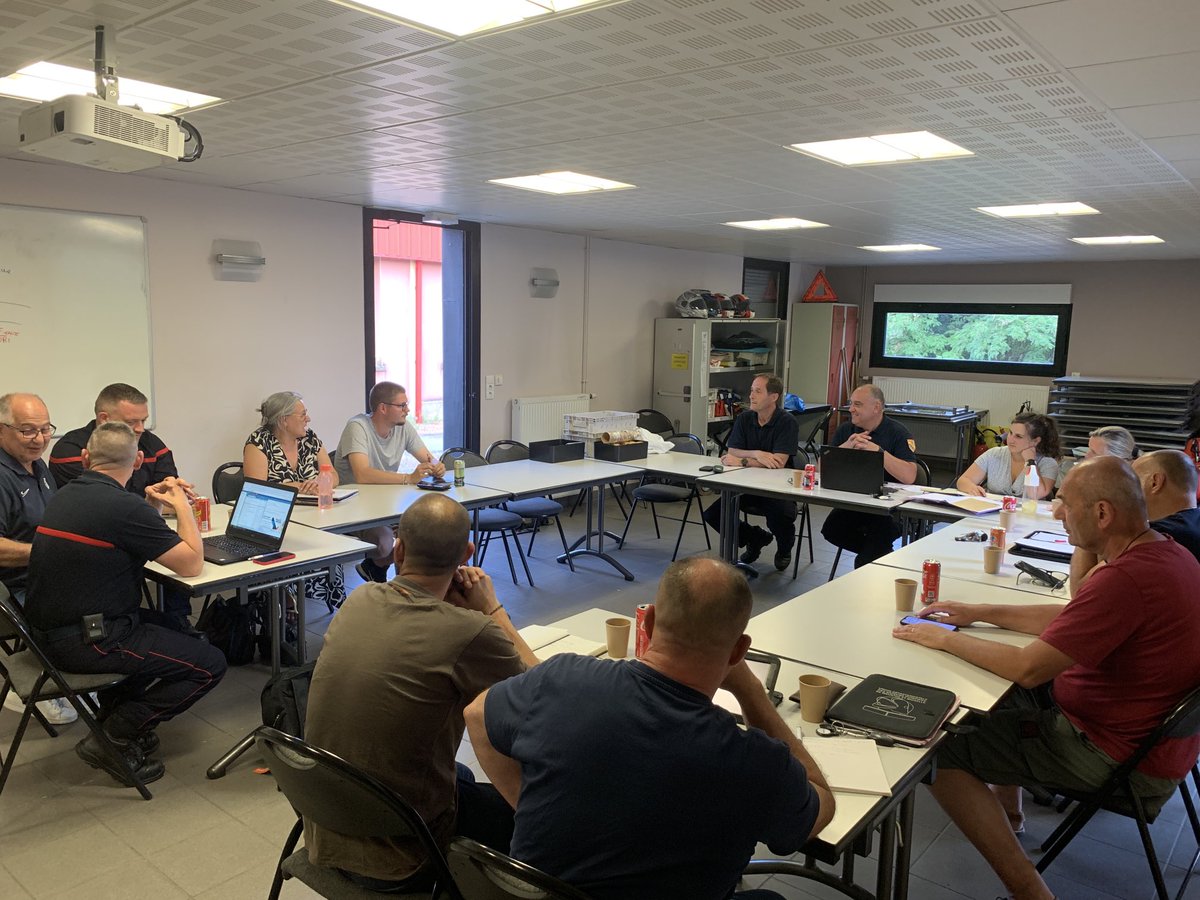 Réunion du conseil d’administration de l’<a href="/udsp54/">UDSP54</a> à Lunéville. Le Président et les membres du conseil d’administration ont été honoré de la présence de notre nouveau DDSIS, le colonel ⁦@DDSIS54⁩.