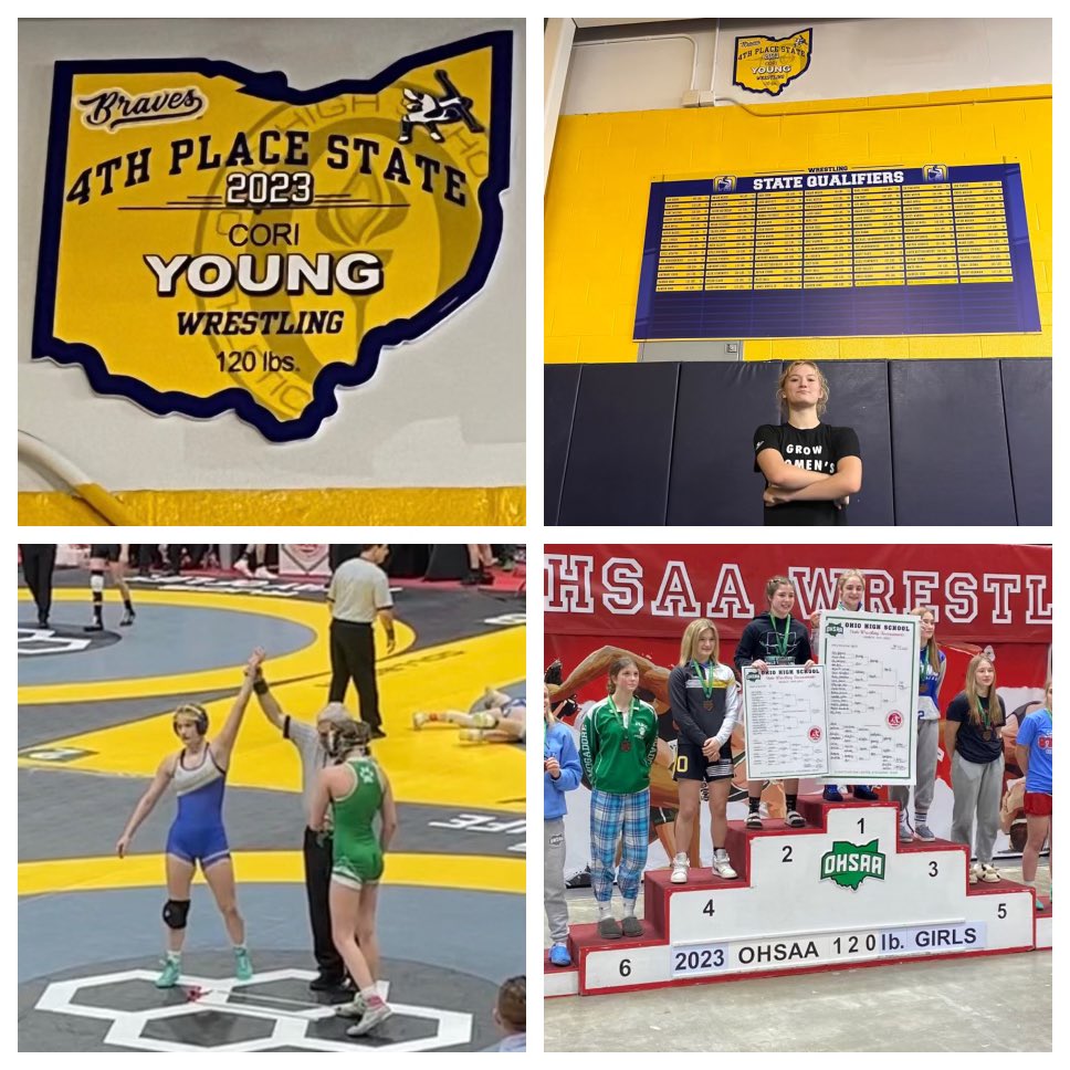 This week was filled with a couple of firsts: 

- 1st ever girls wrestling camp at OHS.
- 1st girls state placer sign hung up in wrestling room. 

#whoisnext⁉️