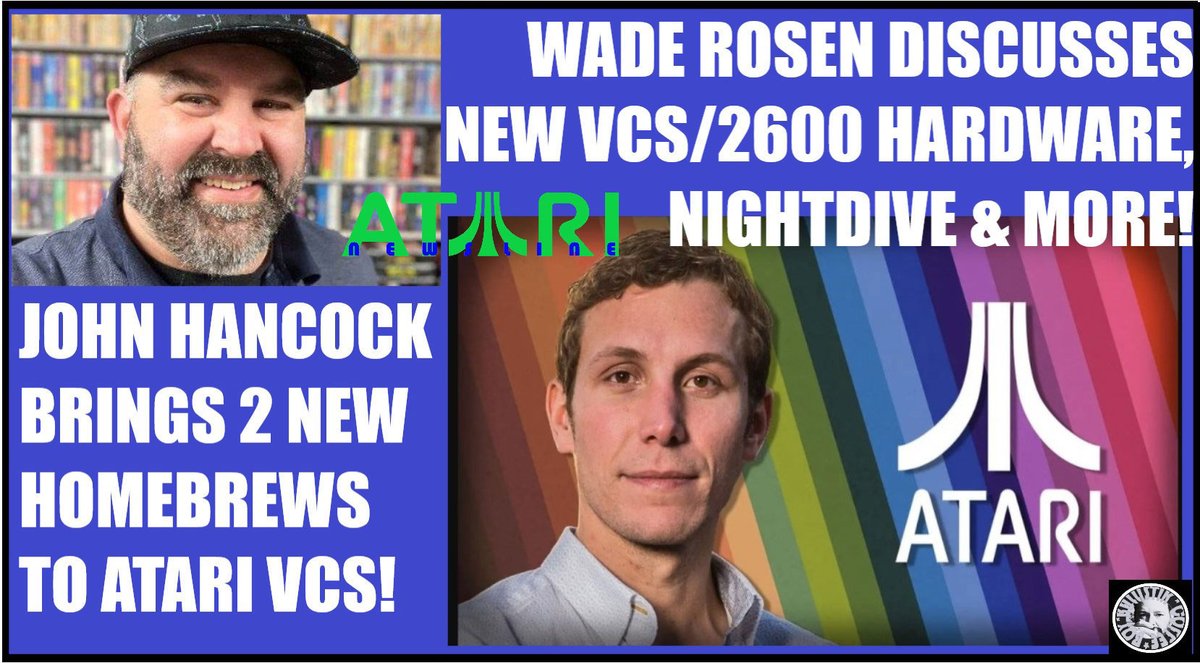 👉Premiering NOW! New #WadeRosen Article discussing new #hardware for #AtariVCS & #Atari2600, #Nightdive, #Web3, #MobyGames & More! I read the aricle! Plus: @swlovinist brings 2 new #homebrew #games to the #VCS! Let's discuss! #gaming #Atari @Atari Click: youtu.be/GKv5a8dqXBM