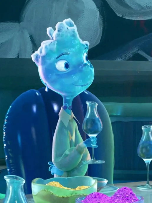 BIG ANNOUNCEMENT I got to play Pixar's first nonbinary character! Meet Lake! I voice Lake in the new movie #Elemental! I'm seeing it in theaters tonight with my friends, so you can catch it in theaters too if you wanna see them. 💙