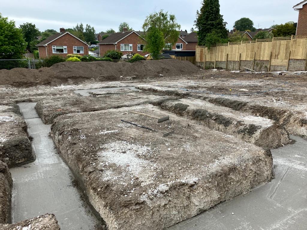 Demolition complete and footings in place already at our boutique development of 6 detached family homes in #Winchester. Keen to hear from other landowners in Hampshire’s main towns and villages #LandRequired #Development #NewHomes