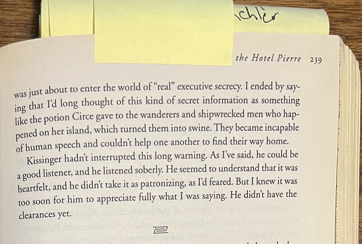 Lots of well deserved remembrances of Ellsberg’s heroism today. I’ll just post my favorite passage from his incredible memoir, Secrets. He’s telling Henry Kissinger (who as many have noted is somehow still alive) what access to truly secret information can do to a person’s mind.