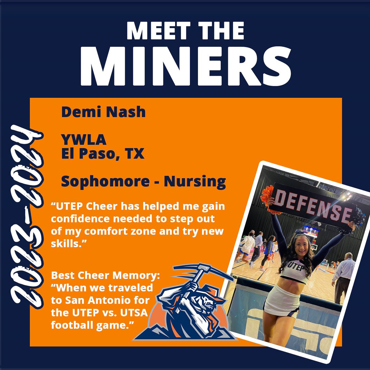 Welcome back to our 2nd year Demi, we are looking forward to another amazing year! 🧡
#picksup #gominers