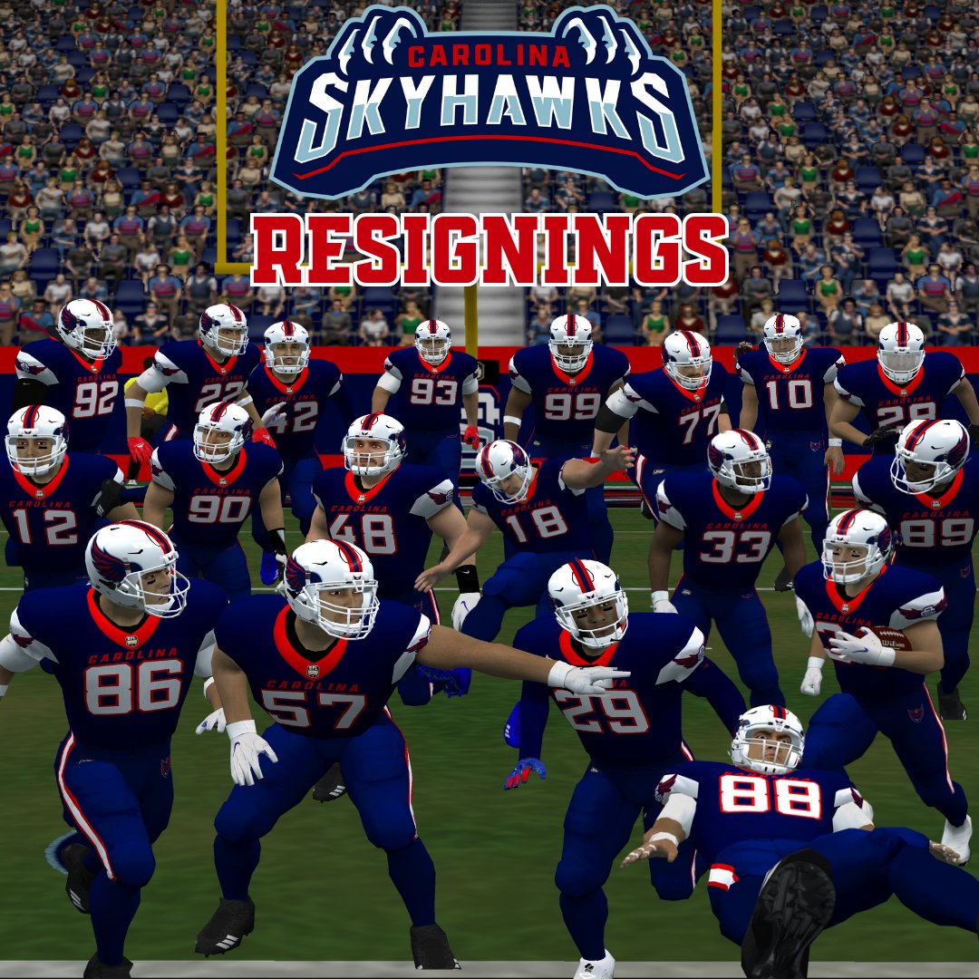 The #SkyGang re-signings are here and ready to absolutely destroy teams in the <a href="/simulationfl/">Simulation Football League</a> season 21.  No team can #OutPizza these guys. #HawkUp