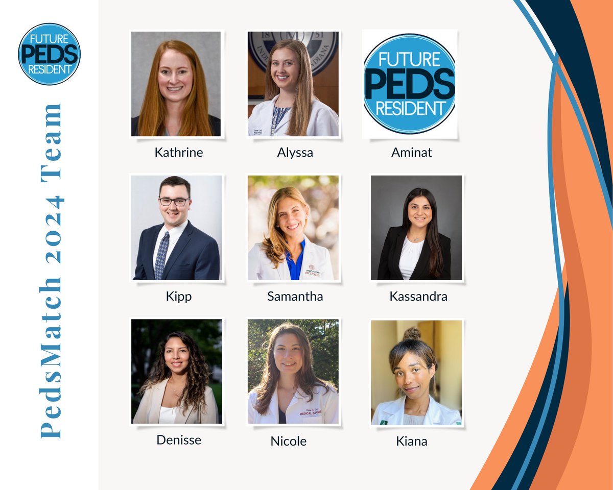 FuturePedsRes's tweet photo. We are excited to announce our brand new rockstar team for #PedsMatch2024! https://t.co/3hXOPK4WAA