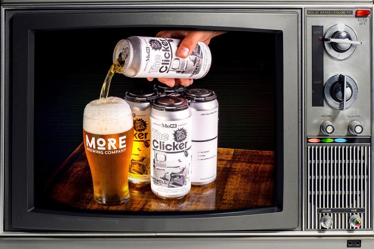 From the minds of MORE + @HopewellBrewing comes an incredible new LUPO LAGER never before seen on TV! 📺 THE CLICKER 📺 DH Lupo Lager w/ Vic Secret, Citra, and Hallertau Mittelfrüh ABV | 6.5%