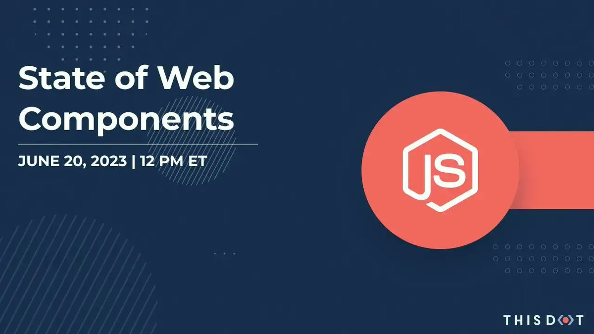 ladyleet's tweet image. Don't miss Tuesday's State of #WebComponents where you'll learn about what's next in the world of web components!
🗓️ June 20. 12PM ET.
🗣️@Zelig880 @flakolefluk @justinfagnani @EisenbergEffect Zach Leatherman & Kristofer Joseph!
Sponsored by @circleci
buff.ly/3C2hlkd