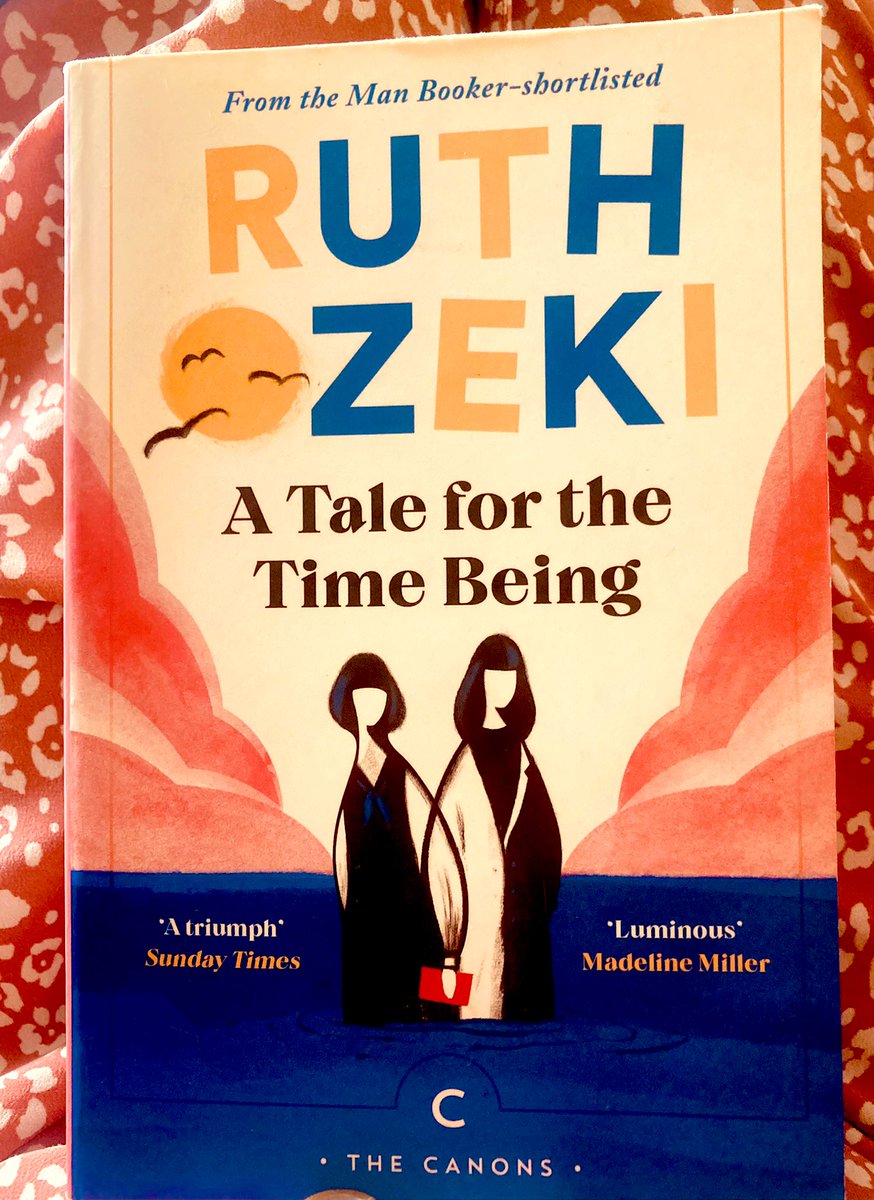 I can’t make our #BookClub gathering tonight, but what a book #ATaleForTheTimeBeing is. I was captivated by this beautiful, creative & clever book that attends to that ‘slippery fish’ #Time. 
‘Wake up now! And now! And now!’
#MasterDogen 
More @ozekiland books for me this #Summer
