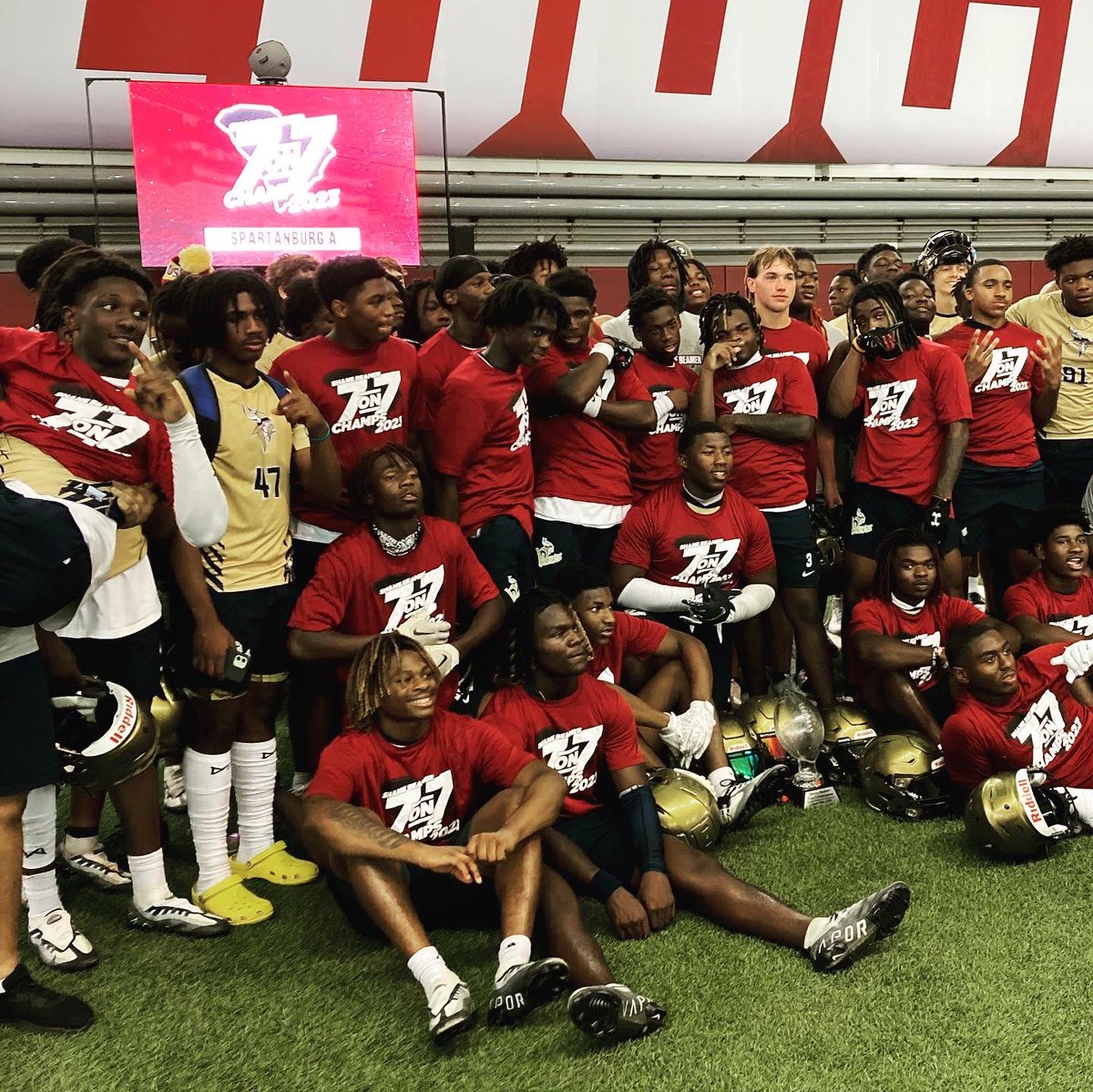 USC 7 on 7 Champs! Proud of the boys and the way they compete! Go Vikes!