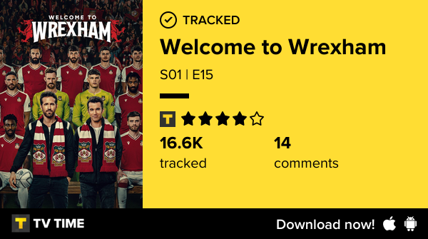 I've just watched episode S01 | E15 of Welcome to Wrexham! #welcometowrexham  tvtime.com/r/2R4Cc #tvtime