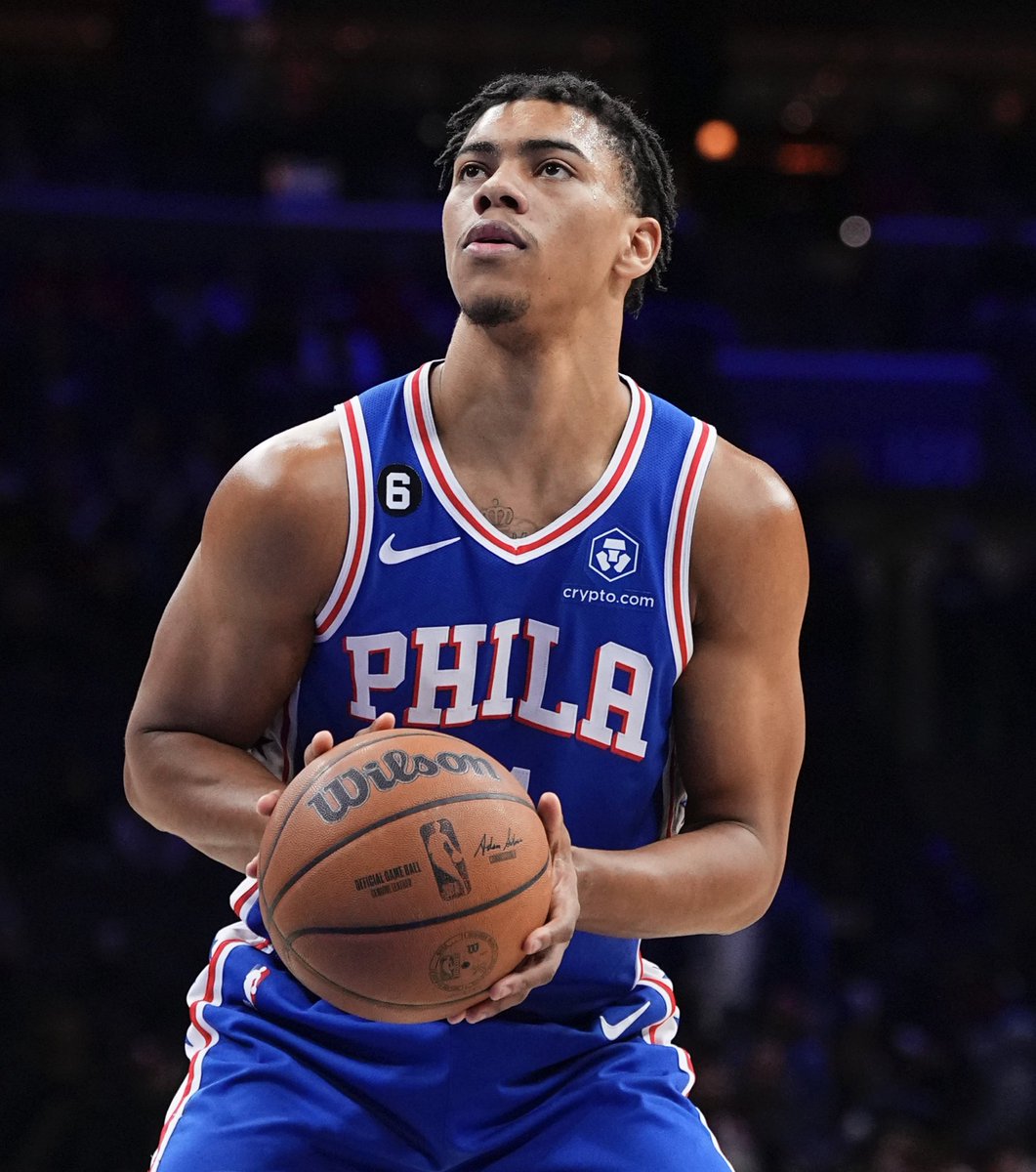 What is Jaden Springer’s ceiling this upcoming season? 🤔

I hope he can consistently crack the rotation in Year 3…

He’s still only 20 years old.

#BrotherlyLove #Sixers 🔵🔴