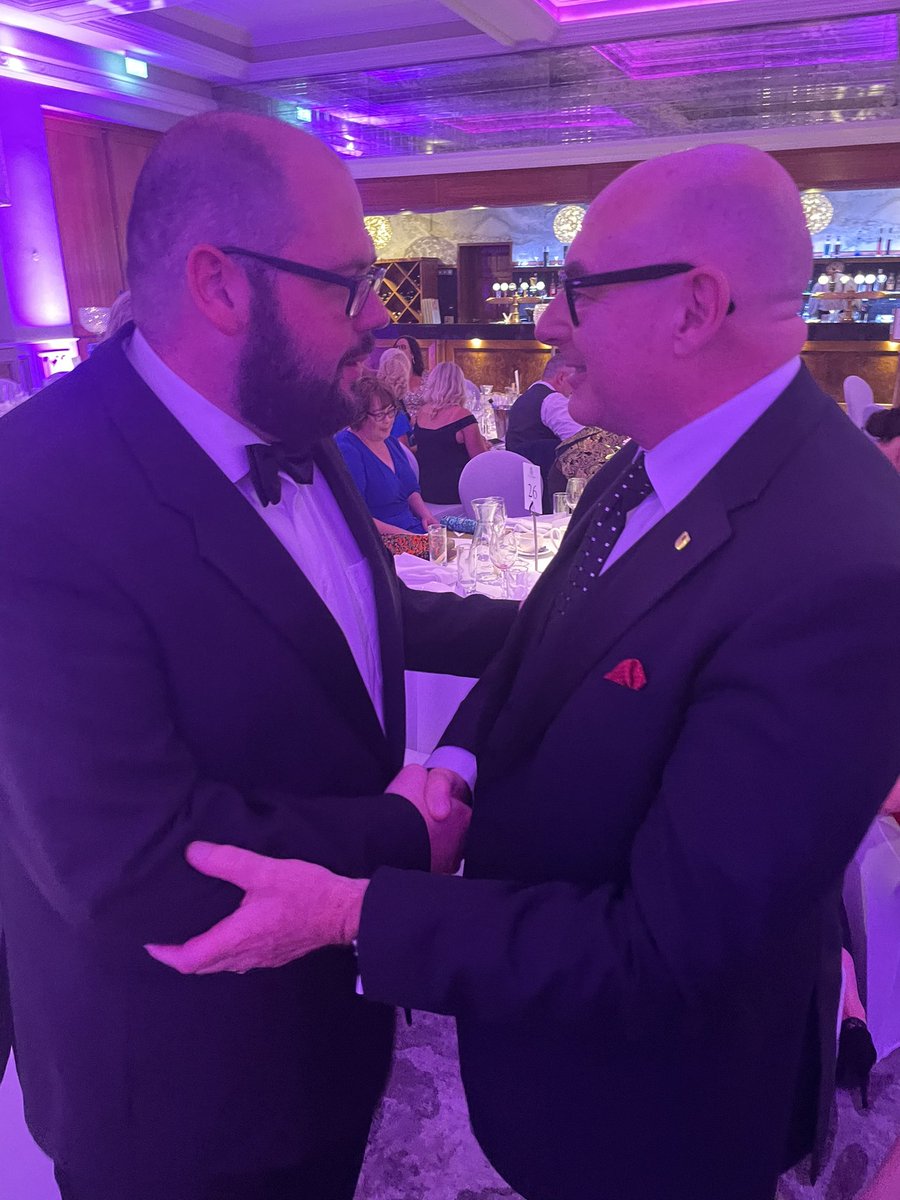 NathanWeir2's tweet photo. @JohnMDArcy it was an honour to shake your hand The OU graduation ceremony 2023 last Friday in the waterfront hall Belfast &amp; again at the #RCN_NI #NOTYAwards2023. I fully support the #OUbelfast pre registration nursing program. thank you for your kind words and support! 🎓🏆🤝 https://t.co/ervUe1D260