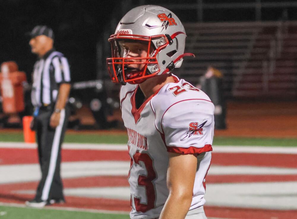 PaFootballNews's tweet photo. 2023 PFN Player Profile: Getting to know Slippery Rock DB/WR Samuel Schwartz 
https://t.co/7foFOZRva6
@SamSchwartz_23 @CoachLarryW @SRAHSFootball @SRAHSATHLETICS https://t.co/ICLRWOLmDu