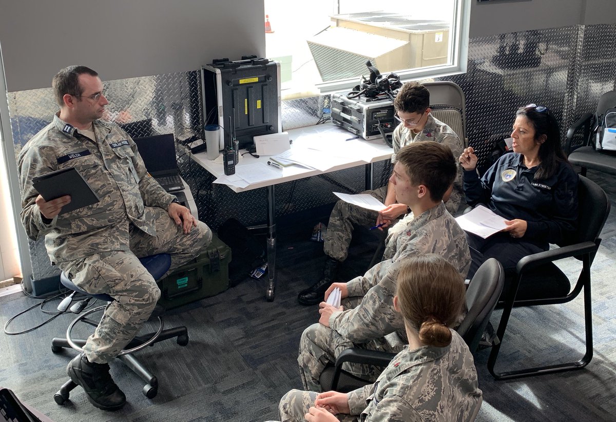 CAPGroup2CA's tweet photo. Group 2 held a highly successful SAREX at Livermore Airport on the 10-11 June. At the SAREX were 74 members comprising the Command Team, Comms, Ground, and Air. The SAREX completed 25 air sorties, and 15 ground sorties. Great job Group 2 on training to respond!
#civilairpatrol https://t.co/MesanCBMqw