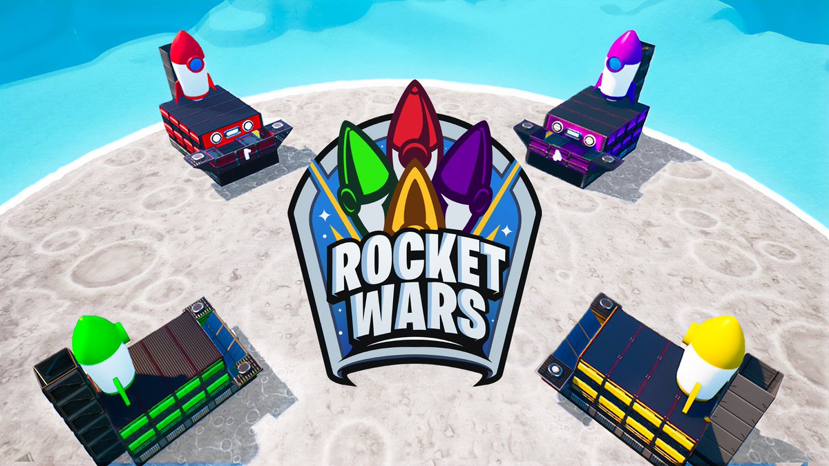 SuperJoyFN's tweet photo. WELCOME TO ROCKET WARS 🚀
👽 Space Environment 🪐
🌐 4v4v4v4 ZONE WARS ☄️
🎖️RARE Win Animations 🛸
Map Code: 5196-0233-5799
#ROCKETWARS https://t.co/qw04WNQYSG