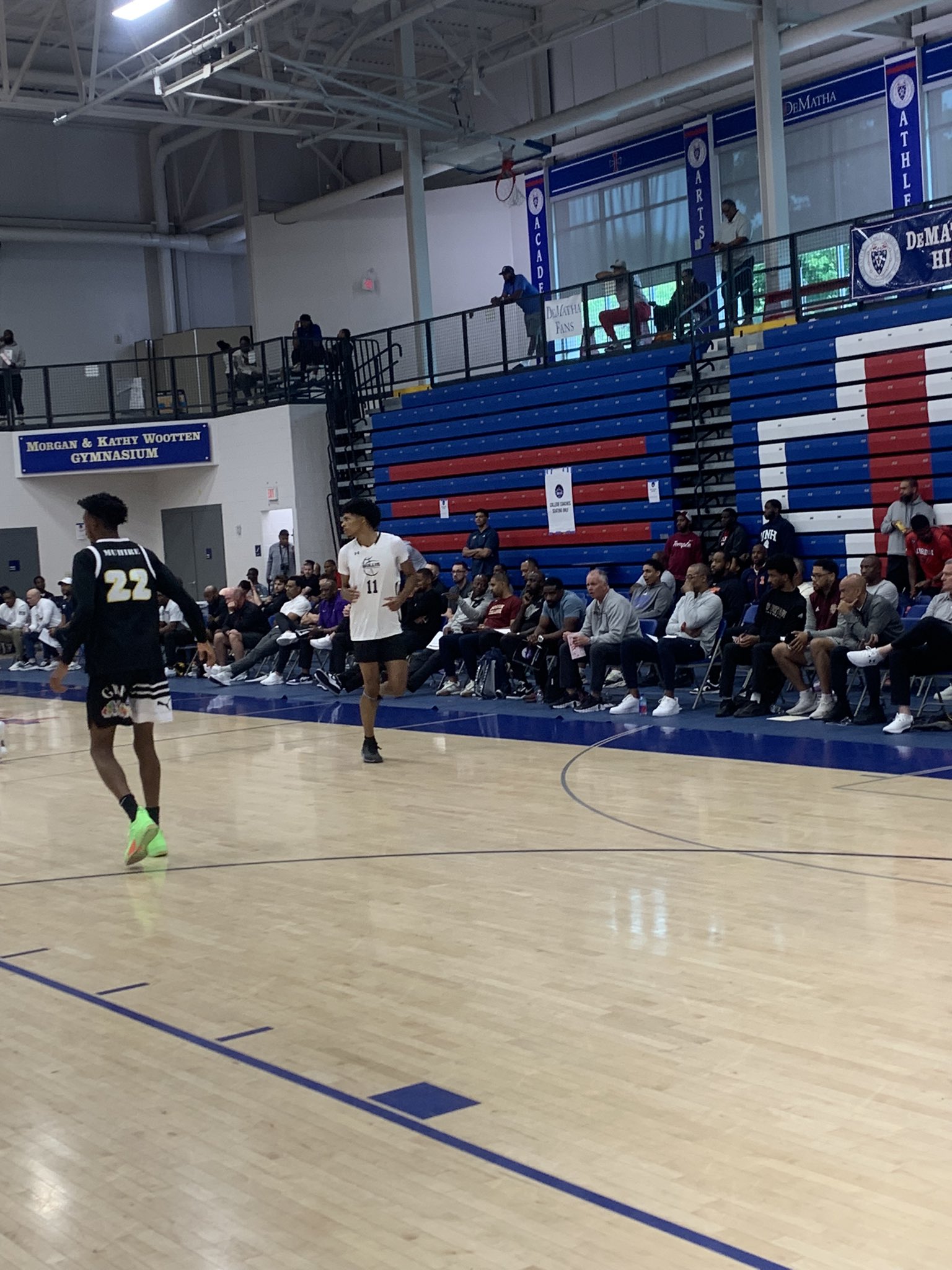 DMV Live on Twitter "Another good one on court 1 up next! Bullis vs Mt. Zion! College coaches