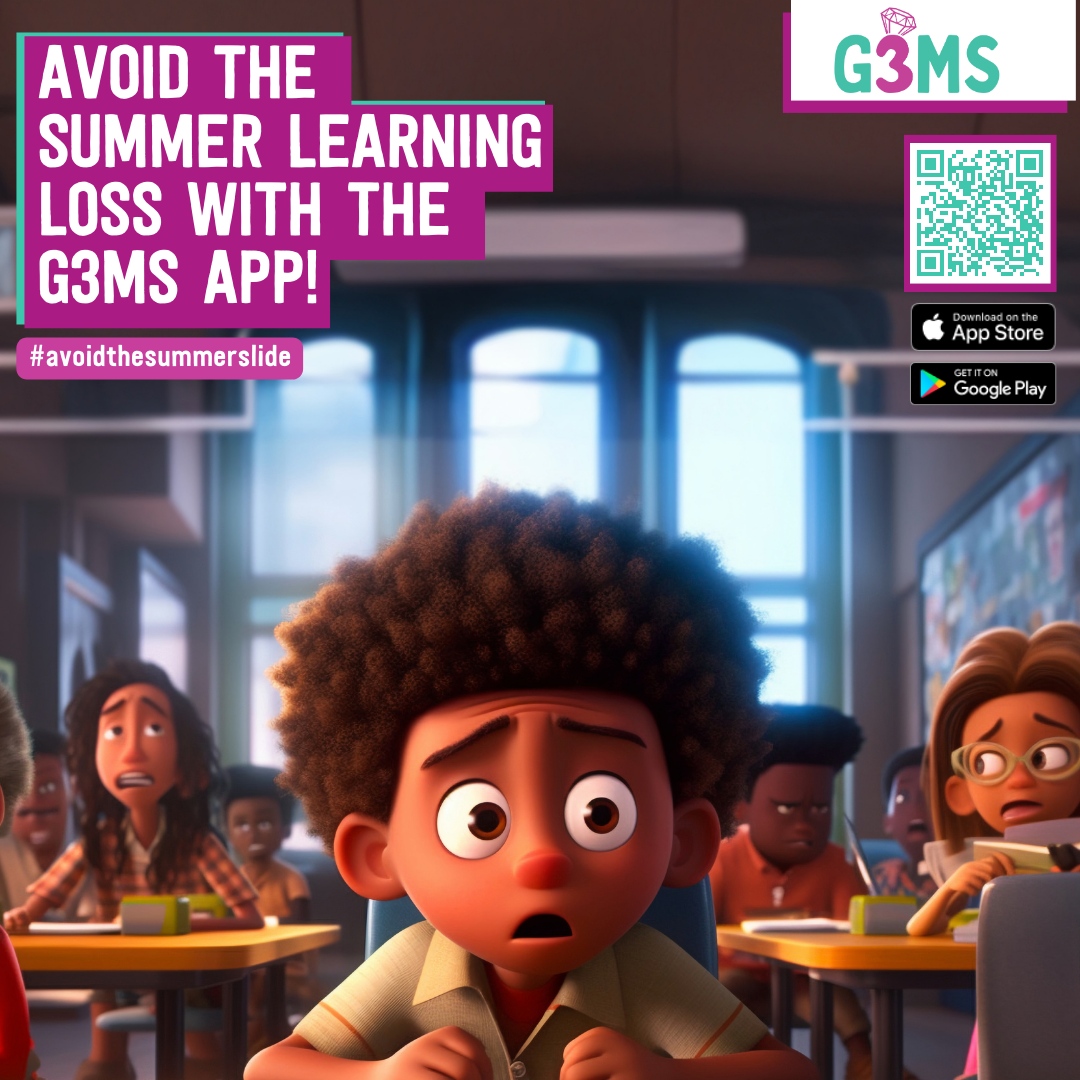 getG3MS's tweet image. It&apos;s summertime! 🌞 Help your kids avoid the summer slide and make the most of their break with G3MS. #StayAhead #AvoidtheSummerSlide #G3MS