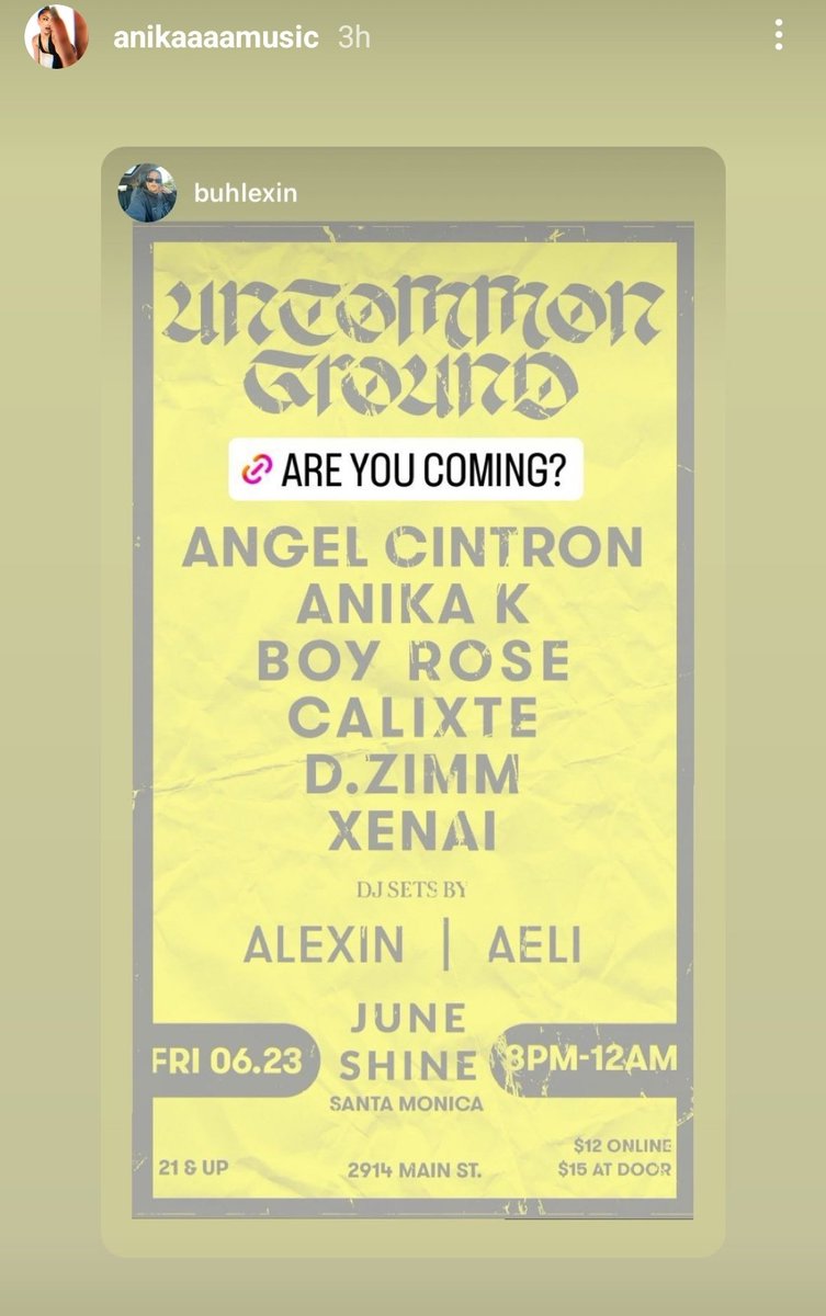 Anika K will make a appearance at a underground event sometime soon, Here is a poster posted Via Anika instagram story!

#Anika #Anikaevent #Queenshit