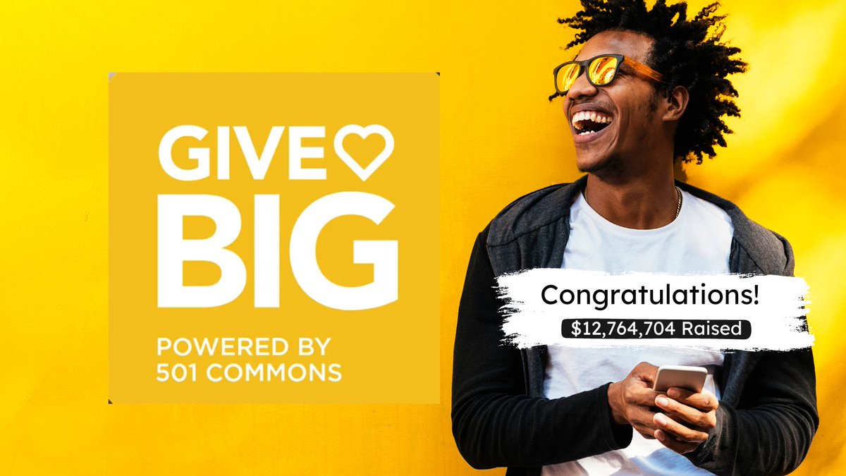 Mightycause wants to send a big congratulations @501Commons & #GiveBIG2023! Over 22,000 donors are supporting over 1,400 organizations in Washington! We are so excited to be the platform helping make this happen. Keep up the great work! #Mightycause #Givingdays #GiveBIG