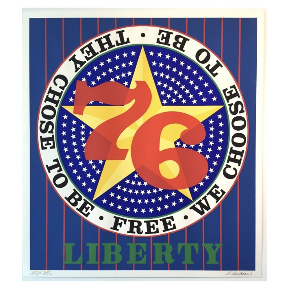 A guest curation by Gregg Shienbaum Fine Art <a href="/PrintedEditions/">Printed Editions</a> 

Liberty ’76, Robert Indiana

#RobertIndiana
#ContemporaryArt
#PopArt
#AmericanArt
#PoliticalArt
#LimitedEditionPrints
#Prints
#Print
#Art
#ArtCollecting
#ArtGallery
#Curator
#🇺🇸

printed-editions.com/connoisseurs/a…
