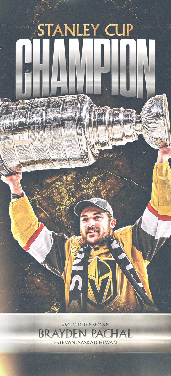 📲 Brayden Pachal is a Stanley Cup Champion 🥒