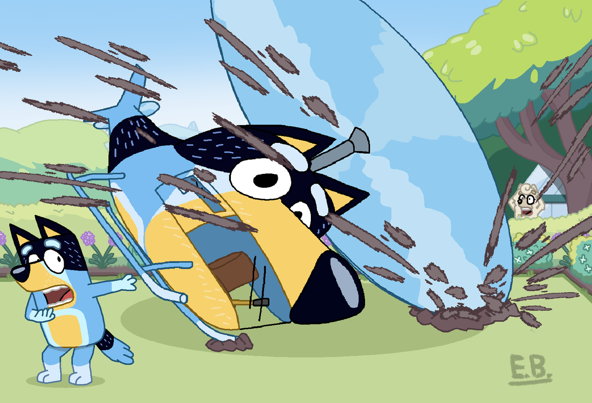 To the Banditcopter!
#Bluey