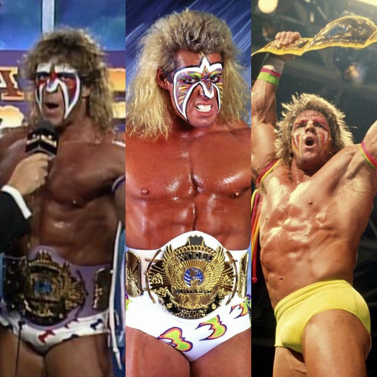 chrisgb002000's tweet photo. Happy Birthday @UltimateWarrior who always had different color championship belts #RIPUltimateWarrior https://t.co/VN7nhMlI8h