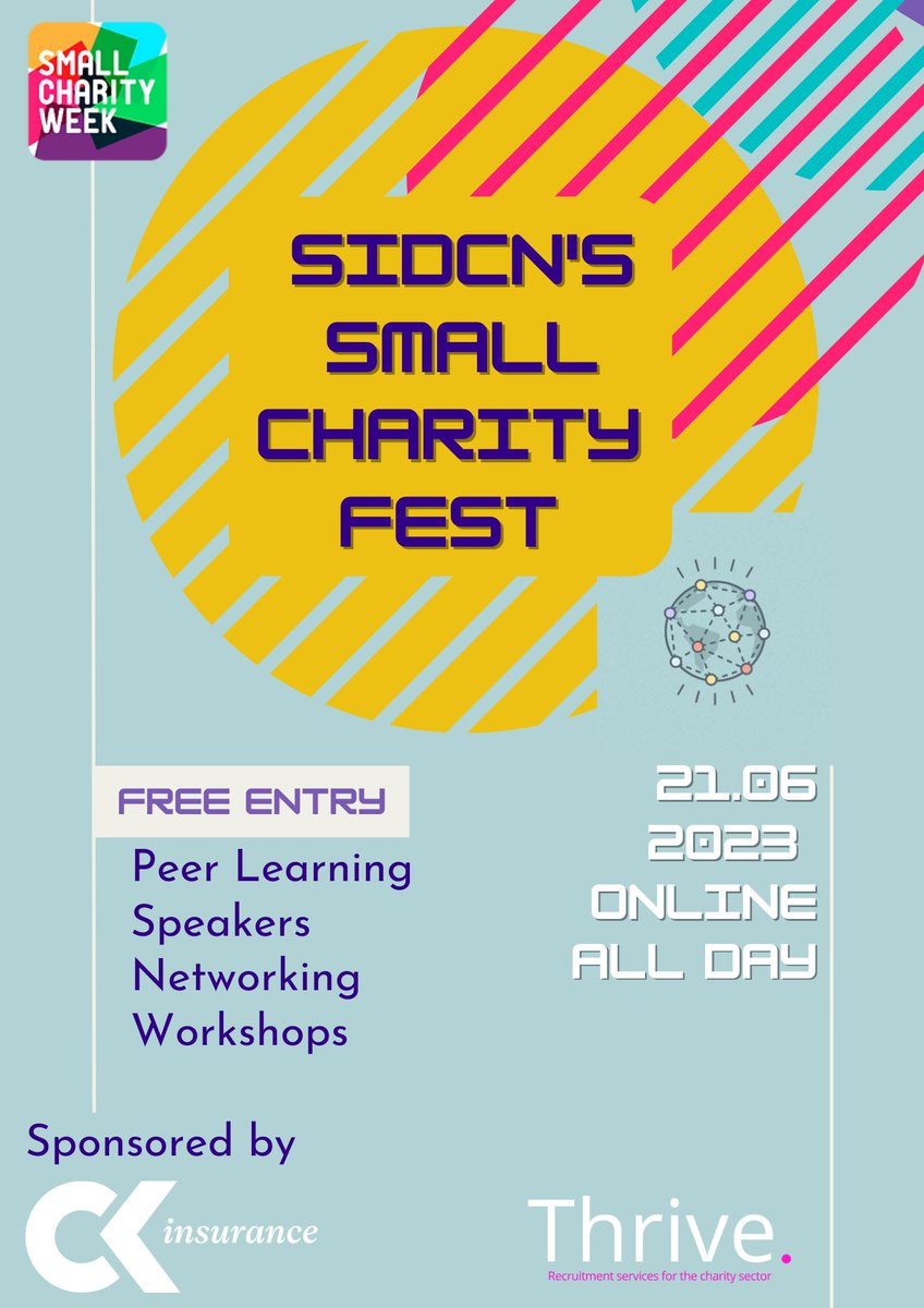 Really excited about this one! A fabulous highlight of #SmallCharityWeek NEXT WEEK!
Sign up now for loads of opportunities for inspiration and networking. #smallcharitiestogether 
#comingsoon