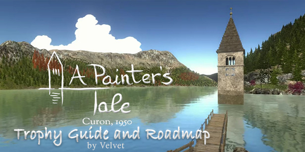 Paint yourself a new platinum!

A Painter's Tale: Curon, 1950
16 Trophies (All offline)
Platinum Available!
2/10 Difficulty
1-3 Hours Difficulty
Author: @8BitsofVelvet 

🎨 playstationtrophies.org/game/a-painter…

@fantasticodev @monkeys_tales #APaintersTale #TrophyGuide #PS4 #PS5 #PST