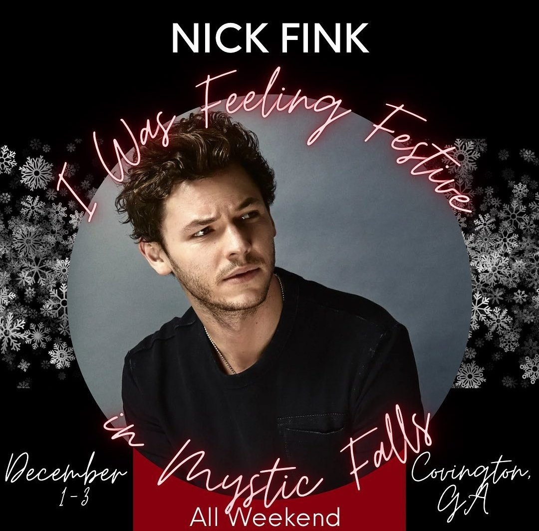 SalvatoreSchool's tweet photo. Please welcome @nickfink_, @jason_dohring, @mkmalarkey &amp; #ElizabethBlackmore as new guests to "I Was Feeling Festive" event by @epiccons 🎉 Ticket holders you can purchase your extras NOW on https://t.co/KsJMPiCL2m❗
#TVDForever #TVDFamily #TheOriginals #Legacies #SalvatoreSchool https://t.co/frKDQrfoiS