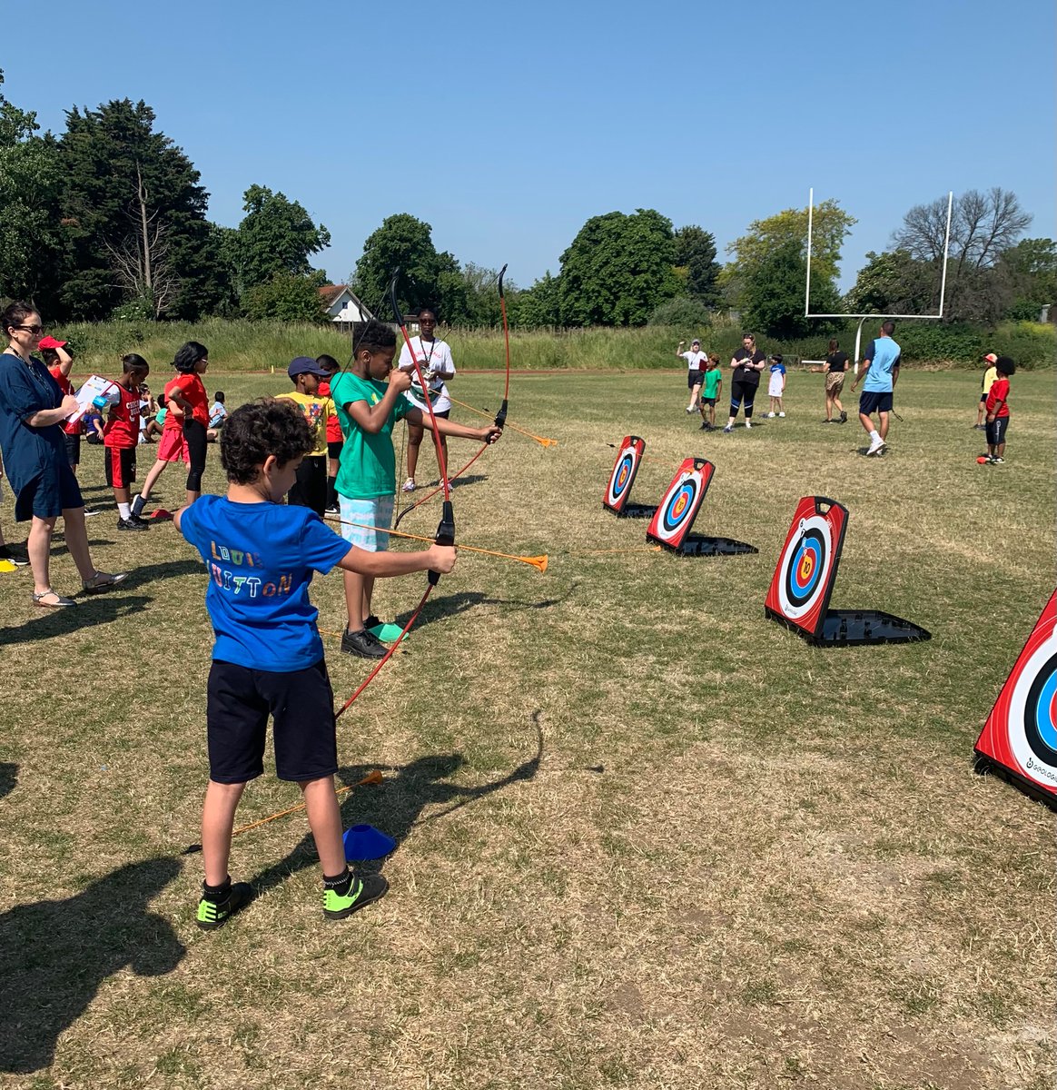 Miss_AdamsNW's tweet photo. @TFPrimaryN1 Sports Day was a day to remember! Take a look at some of our teams in action! 📸 🏃‍♀️ Thank you to @CoachTanyaPE and @WavePhysical for a day our children will remember for a long time and all your hard work and dedication this week 🤩 https://t.co/WQk3LvhaRD