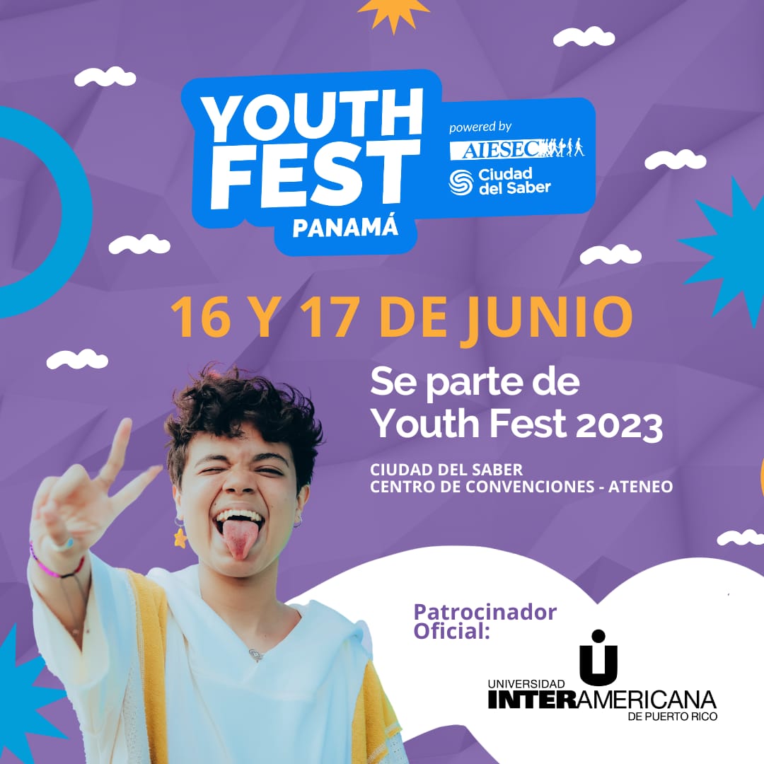 No te puedes perder hoy el “Youth Fest Panama” en @ciudaddelsaber , nuestros estudiantes estarán presentando el taller “Explora el futuro tecnológico” de 11:45 am a 12:45 pm.
¡Te esperamos!🎊