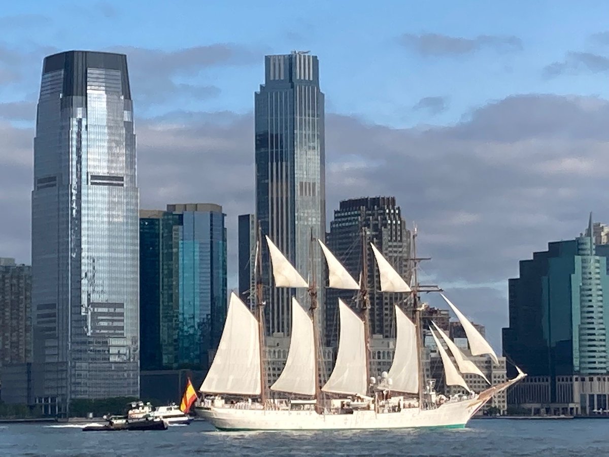 El Juan Sebastián Elcano en Nueva York.