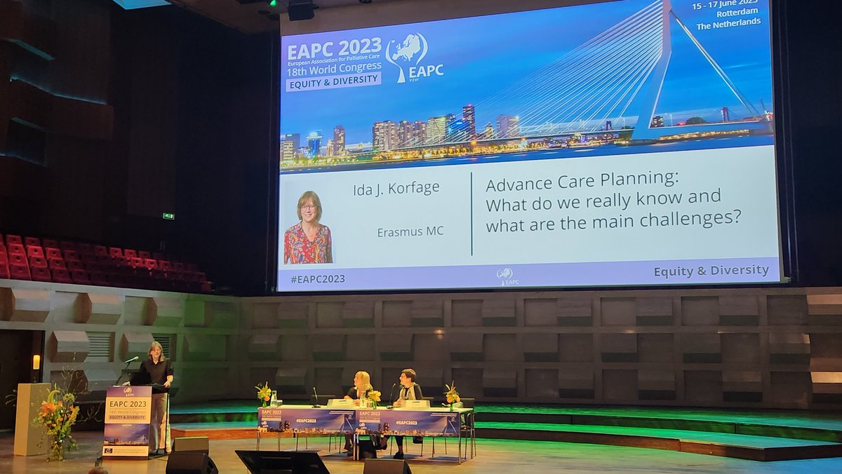 Helen Chan (@helen_ylchan) on Twitter photo Thought provoking talk about #ACP at #EAPC2023 by <a href="/IKorfage/">Ida Korfage</a>
Different cultures, but same challenges. Thought provoking talk about #ACP at #EAPC2023 by <a href="/IKorfage/">Ida Korfage</a>
Different cultures, but same challenges.