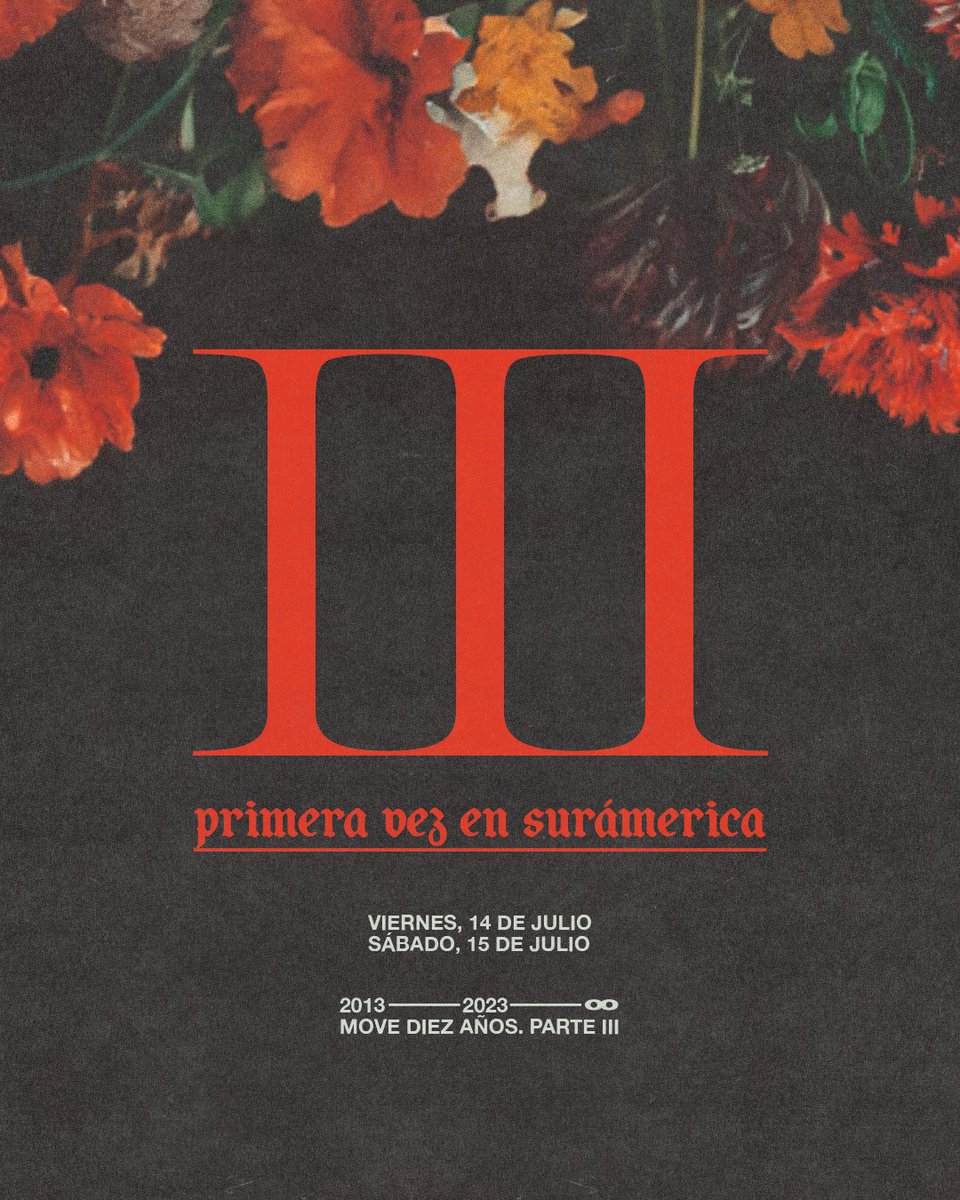 2013-2023

DIEZ AÑOS PARTE III

primera vez en suramerica.